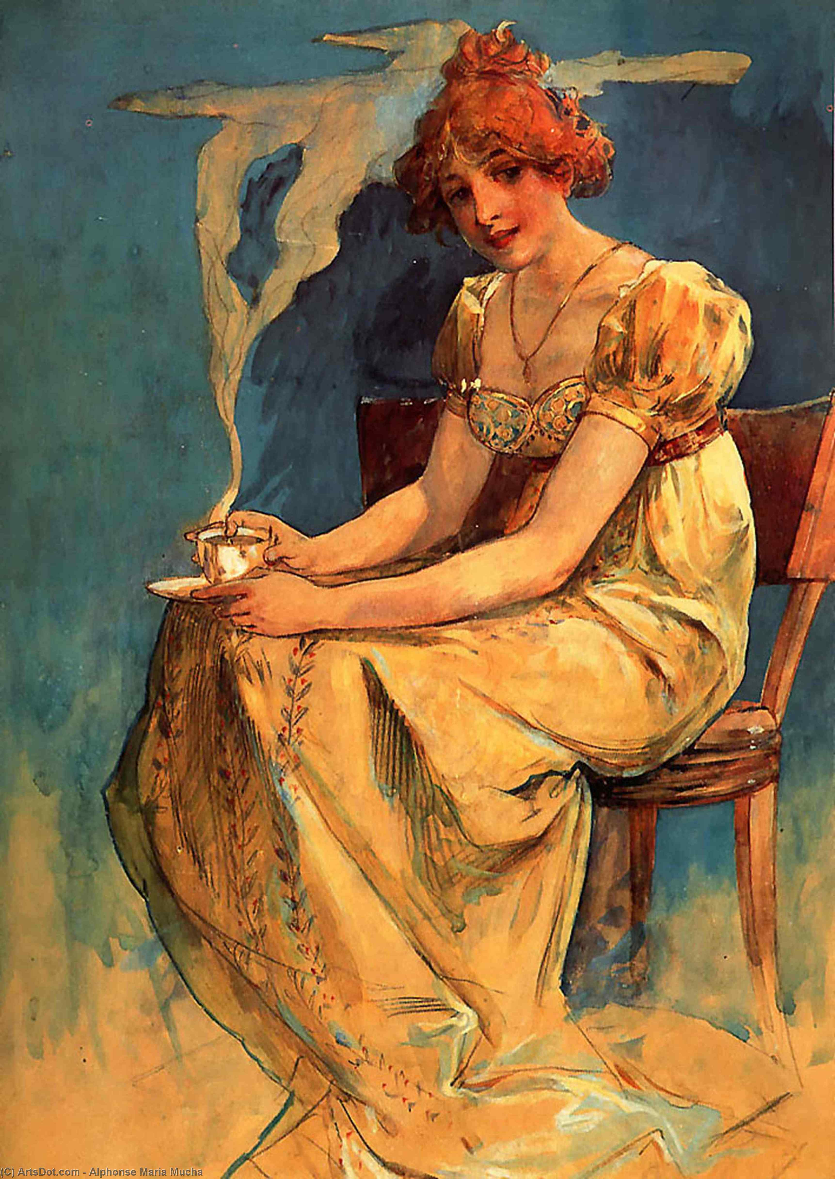 Coffee — Alfons Mucha