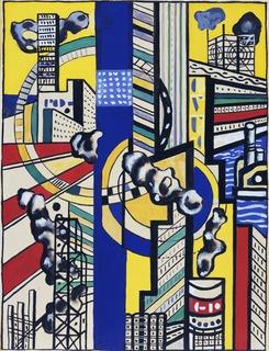 Study For Cinematic Mural, Study V — Fernand Léger