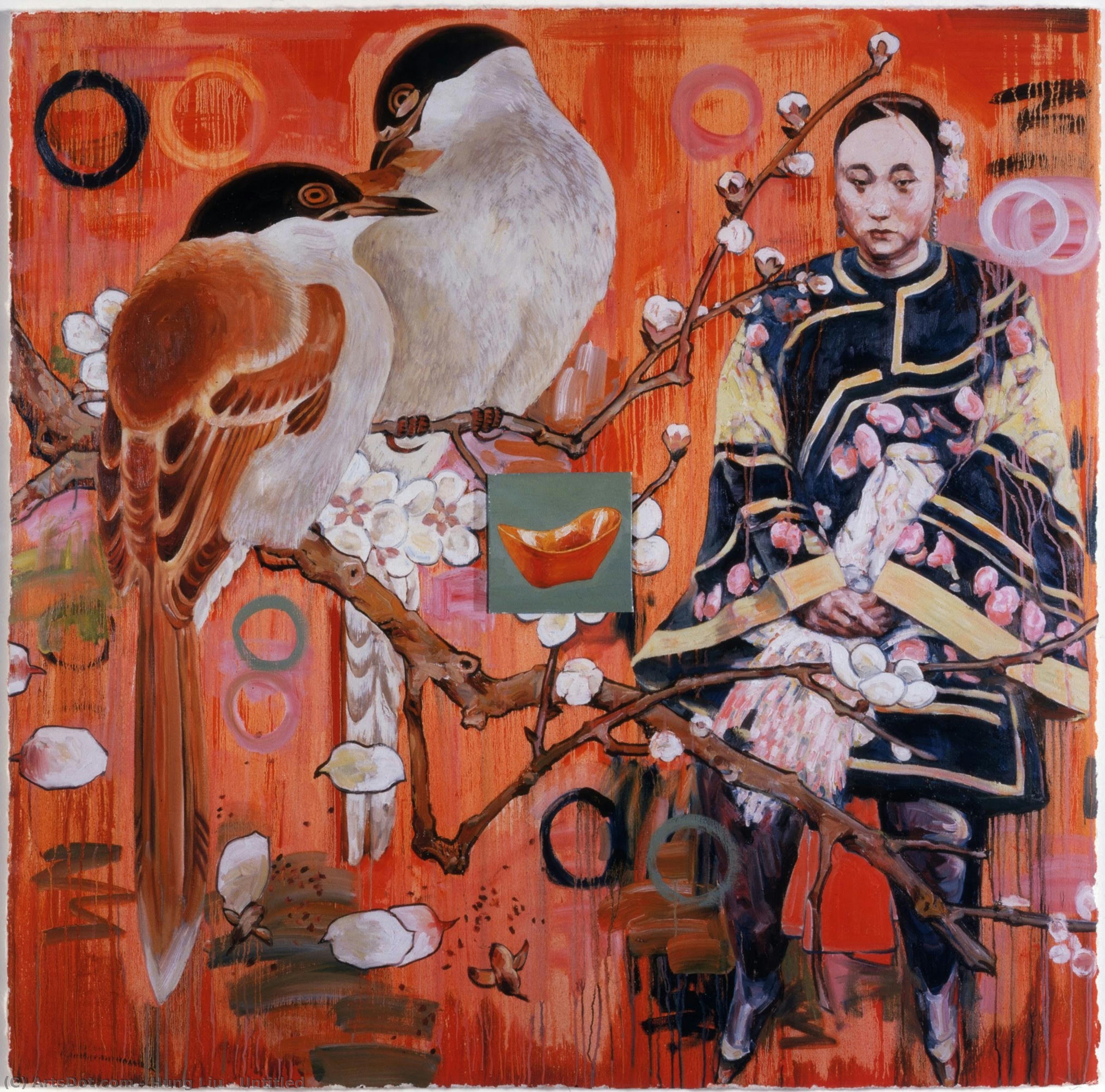 Untitled — Hung Liu, Oil, Contemporary Realism