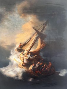 The Storm on the Sea of Galilee - Rembrandt van Rijn, Rembrandt Van Rijn