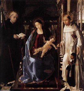 Virgin Of The Knight Of Montesa — Paolo De San Leocadio (paolo Da Reggio)