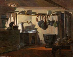 Kitchen Interior — Barnett Freedman