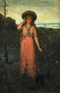 Picking Flowers By The Sea — 애벗 풀러 그레이브스