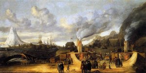 The Whale-oil Factory On Jan Mayen Island — Cornelis De Man, Northern Mannerism