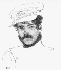 Autorretrato Con Sombrero — Eugène Delacroix