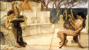 Sappho Und Alkaios — Lourens Alma Tadema