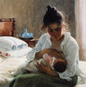Motherhood (detail) — Elin Kleopatra Danielson-gambogi