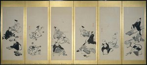 The Thirty-six Immortal Poets (1 Of A Pair) — Іто Яккучу