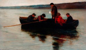 A Child's Funeral In The Highlands — Ernest Leopold Sichel