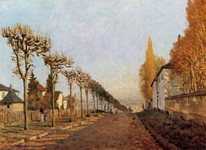 Chemin De La Machine, Louveciennes (also Known As Rue De La Machine, Louveciennes) — Alfred Sisley, Impressionist Landscape