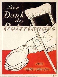 Der Dank Des Vaterlands (the Fatherland Thanks You) — George Grosz