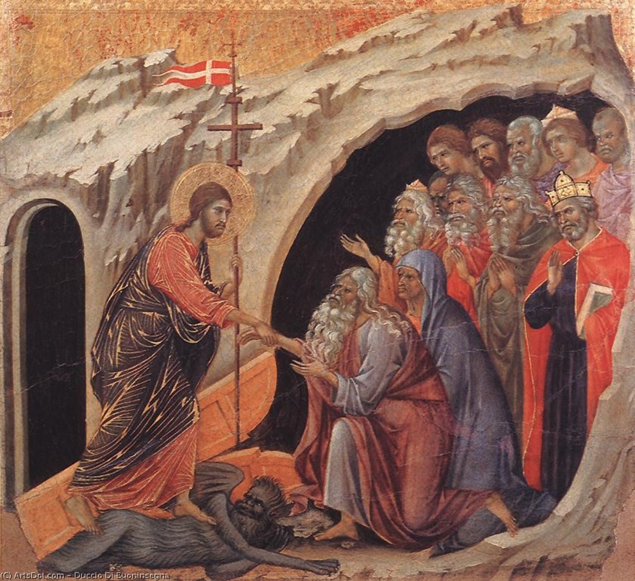 Descent To Hell — Dučas, Acrylic, Proto Renaissance