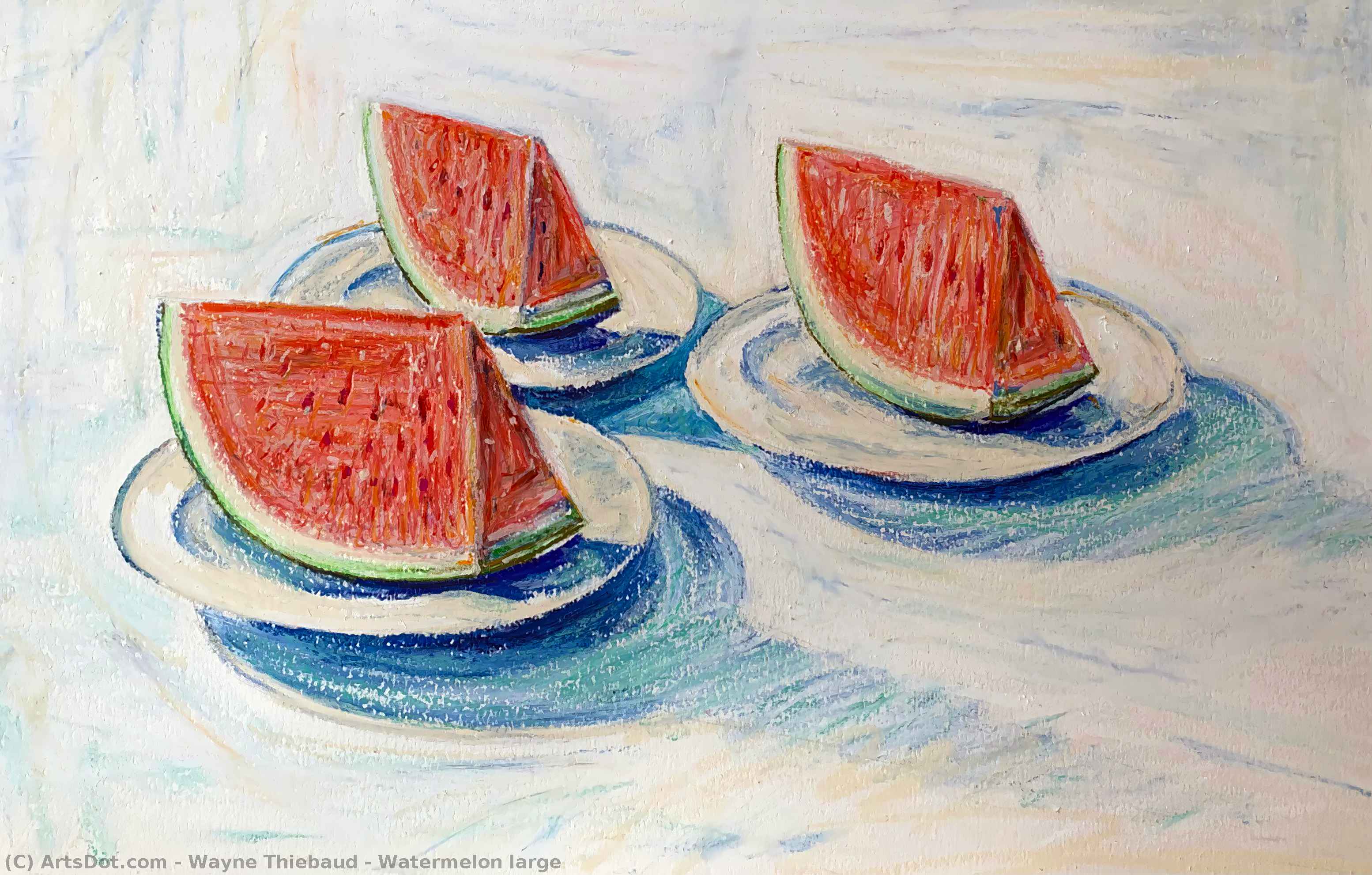 Vandmelon Stor — Wayne Thiebaud