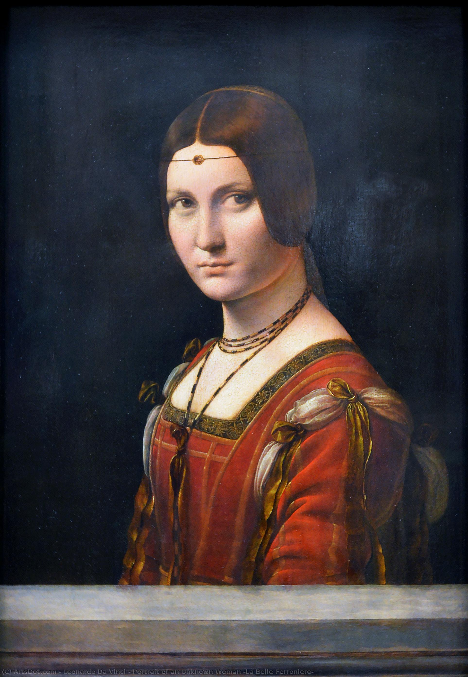 Ritratto Di Una Donna Sconosciuta (la Bella Ferroniere) — Leonardo Da Vinci