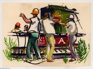Welding A Railroad Car — Chrystal Jackson