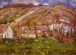 The Hamlet Of Falaise, Near Giverny — Claude Monet, Impressionism