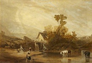 A Mill Near Llangollen — Sir Augustus Wall Callcott