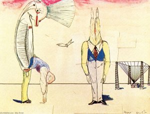 L'arrivo Dei Viaggiatori — Max Ernst, Surrealist Expression