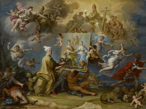Allegory Of The Consequences Of The Peace Of Utrecht — Paolo De Matteis