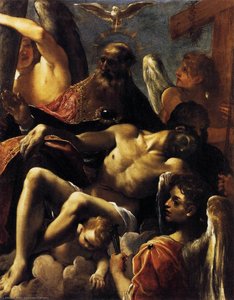 The Trinity With The Dead Christ — Ludovico Carracci