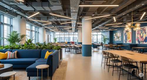 A co-working floor