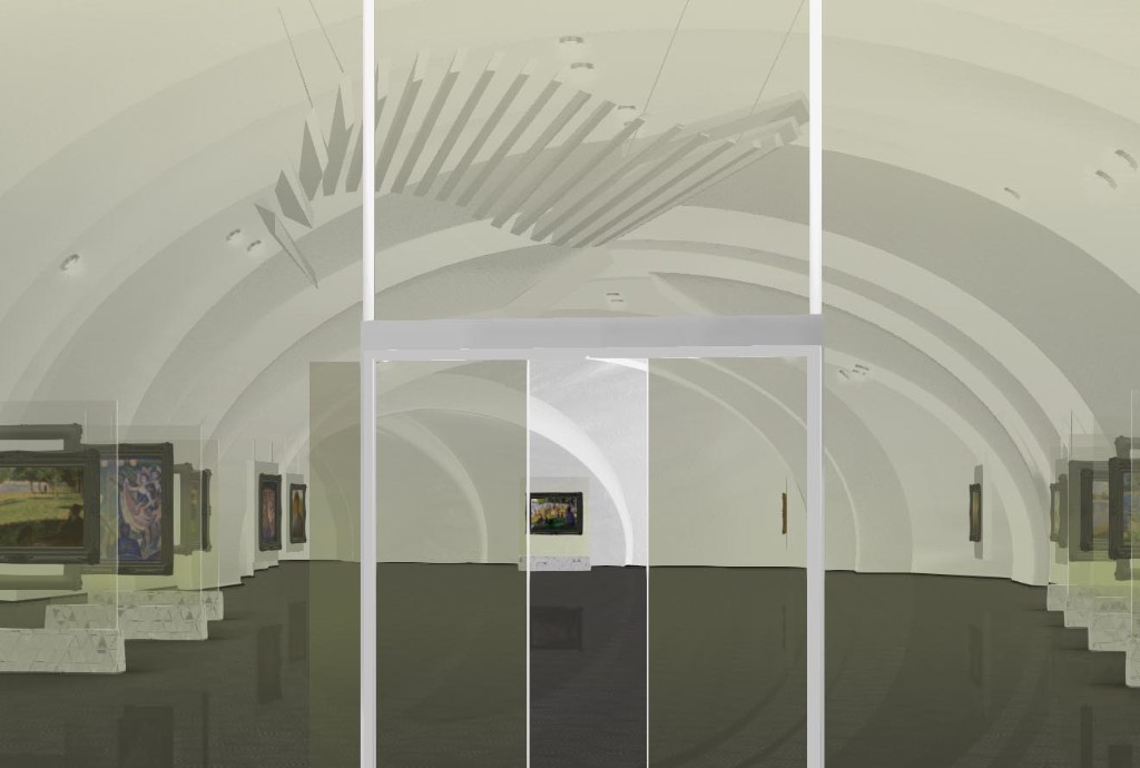 Privataus 3D galerijos planas